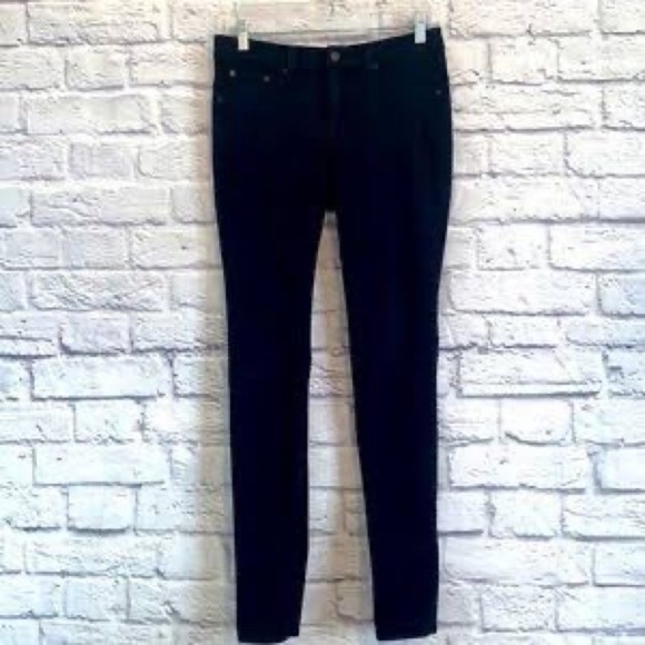Rag & Bone, Black Jeans,Skinny Jeans Black Plush Button & zipper fly, Size 27 - Picture 4 of 12